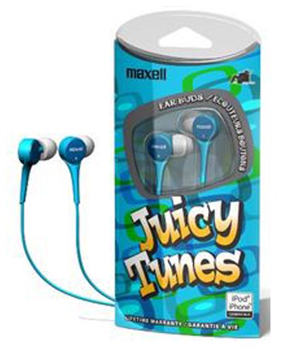 juicy tunes earbuds maxell