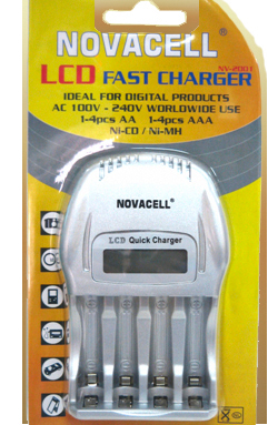 battery charger lcd fast aa aaa 9v ni-mh ni-cd