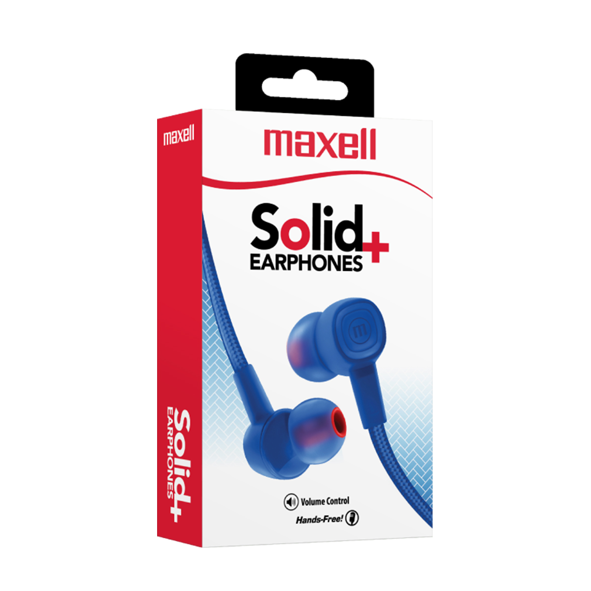 Maxell SOLID+ Earphone SIN8 Black
