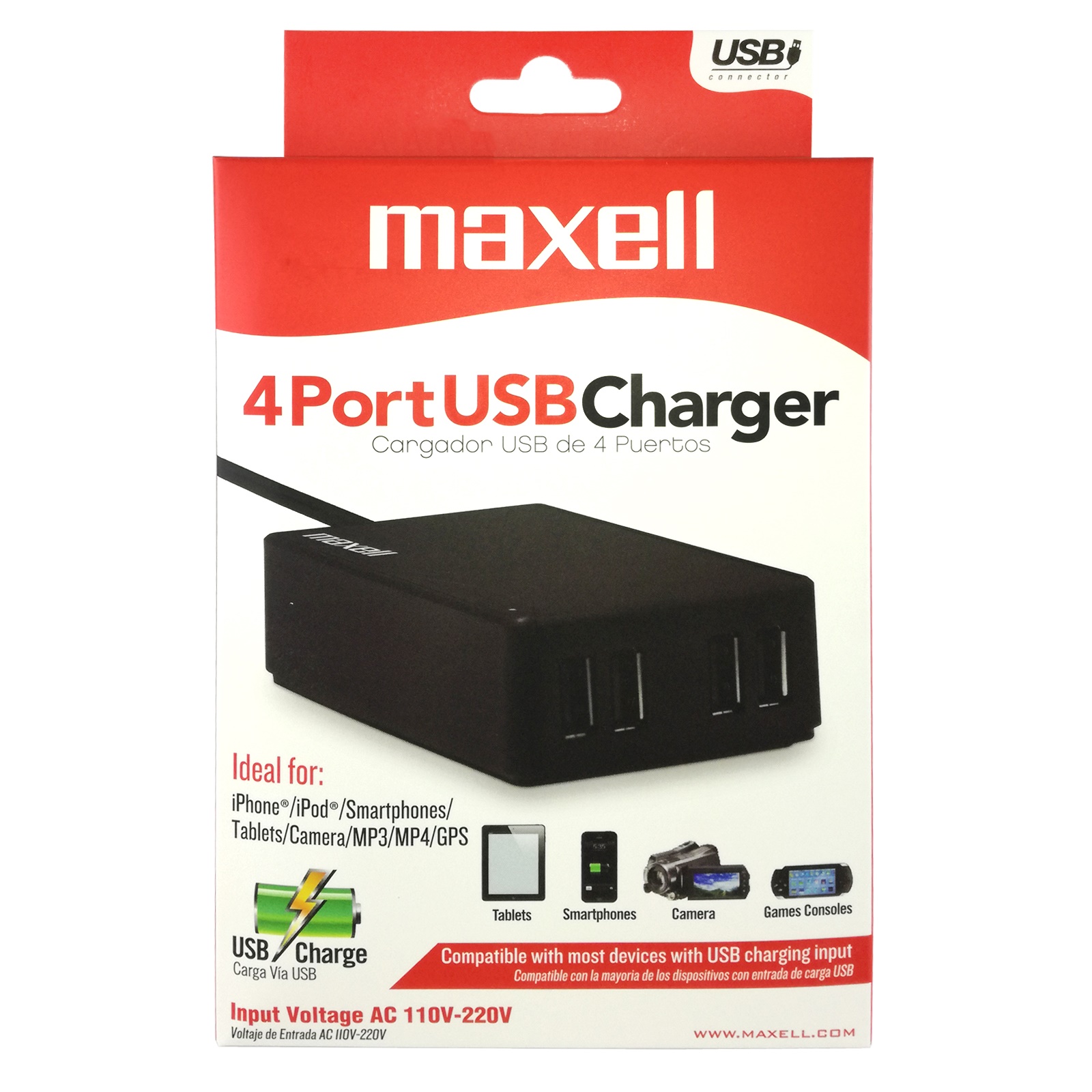 4 port usb charger