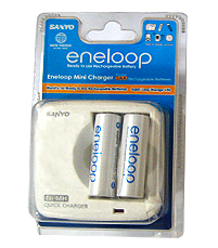 sanyo battery charger with eneloop battery rechargeable