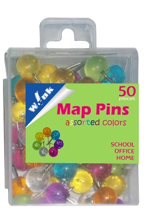 map pins office supplies