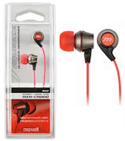 Maxell Squeeze CA200 Earphone Black