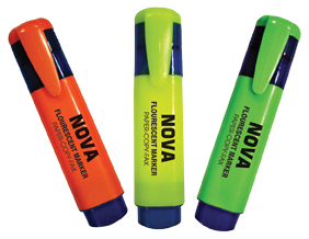 flourescent marker highlighter nova office supplies