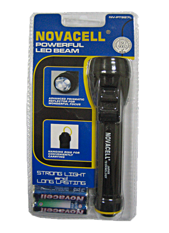 led flashlight torch battery novacell