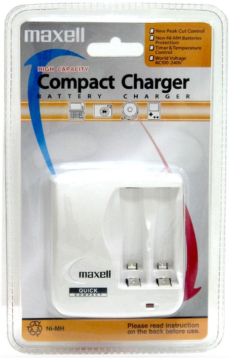 Battery Charger - Quick AA Battery Charger - Maxell ni-mh charger