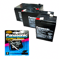 sealed lead acid battery cordless phone pansonic