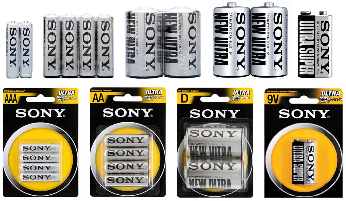 sony carbon zinc Battery